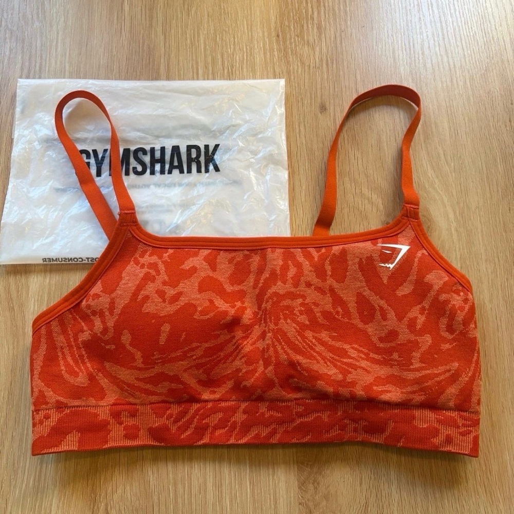 Gymshark Orange Adapt Bra